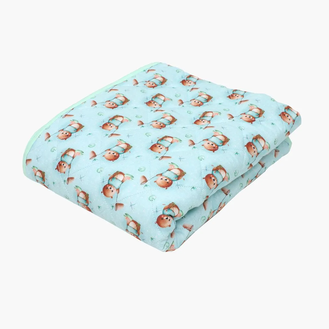 Bunny Rides - Muslin Quilt for newborn babies to 5 years