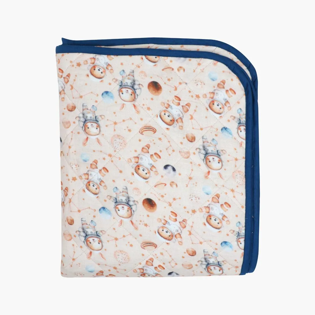 Bunny Rides - Muslin Quilt for newborn babies to 5 years