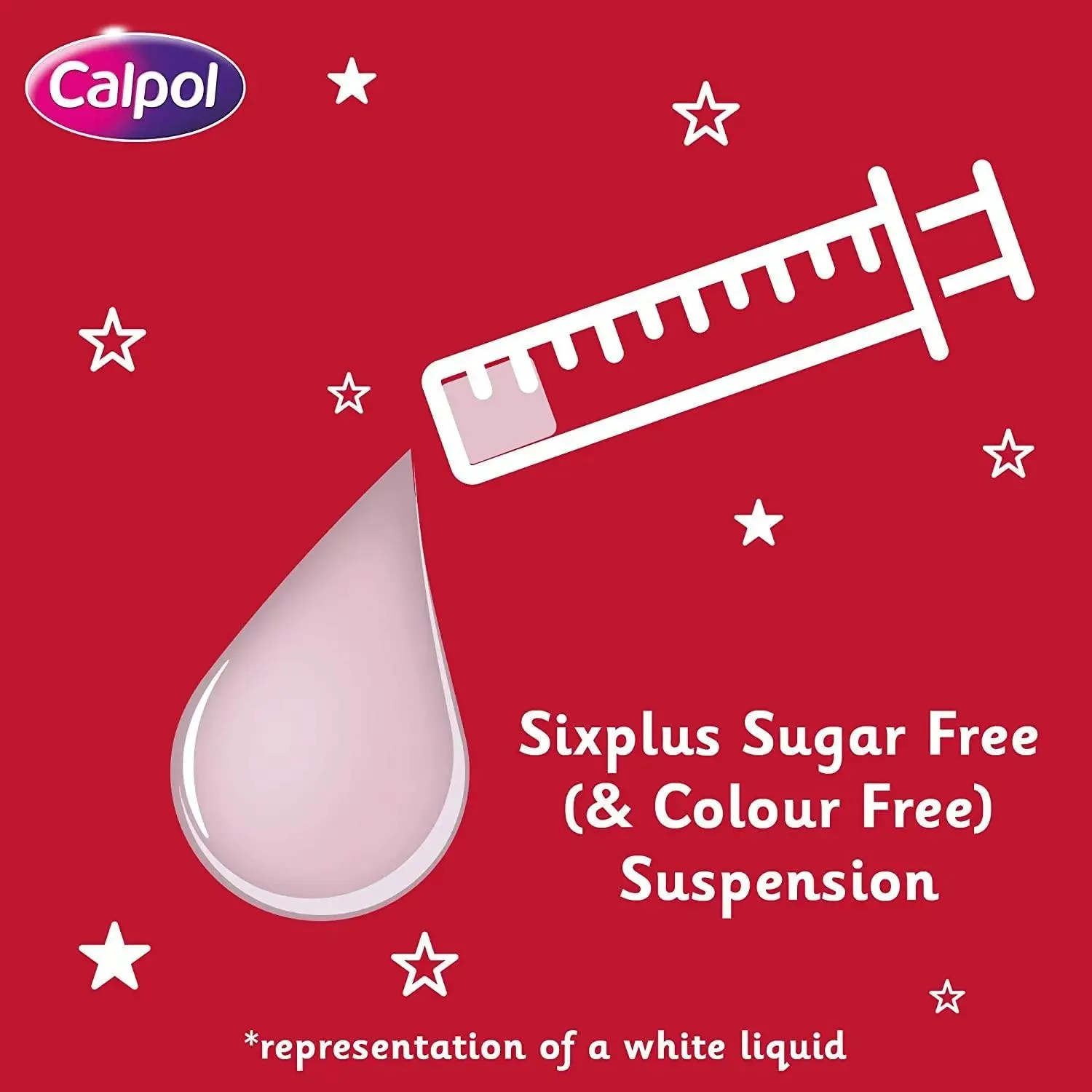 Calpol SixPlus Sugar Free Suspension - 80ml
