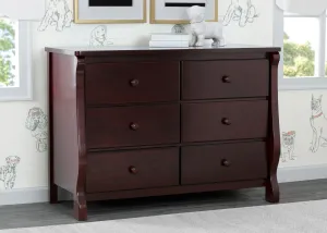 Canton / Eclipse 6 Drawer Dresser with Interlocking Drawers