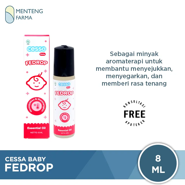 Cessa Baby Fedrop 8 mL - Sensasi Sejuk dan Menenangkan