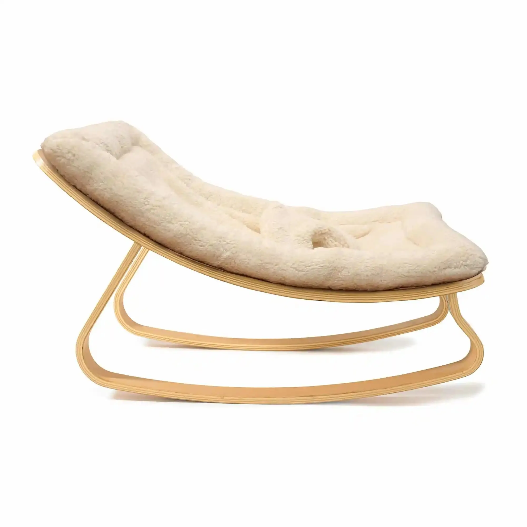 Charlie Crane LEVO Rocker with 'Fur' cushion