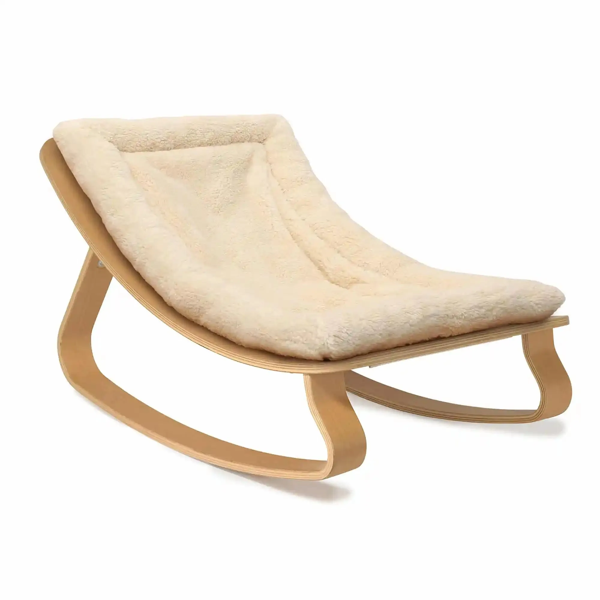 Charlie Crane LEVO Rocker with 'Fur' cushion
