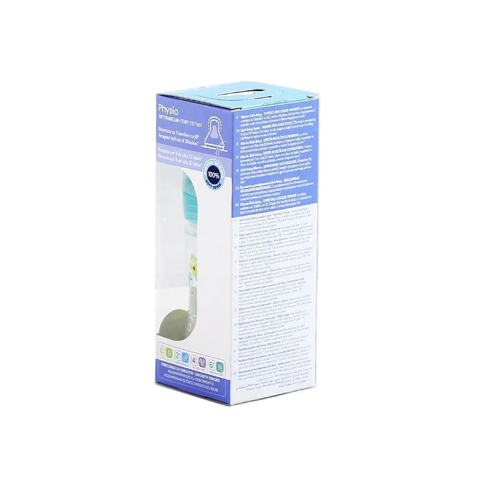 Chicco Well Being Colors Bottle 150ml Slow Flow Rate 0 Months and Over