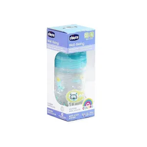 Chicco Well Being Colors Bottle 150ml Slow Flow Rate 0 Months and Over