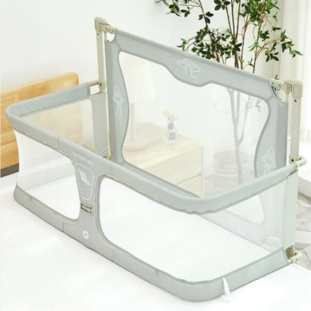 Compact 2-in-1 Baby Cot - Cozy Bedside Sleep Solution