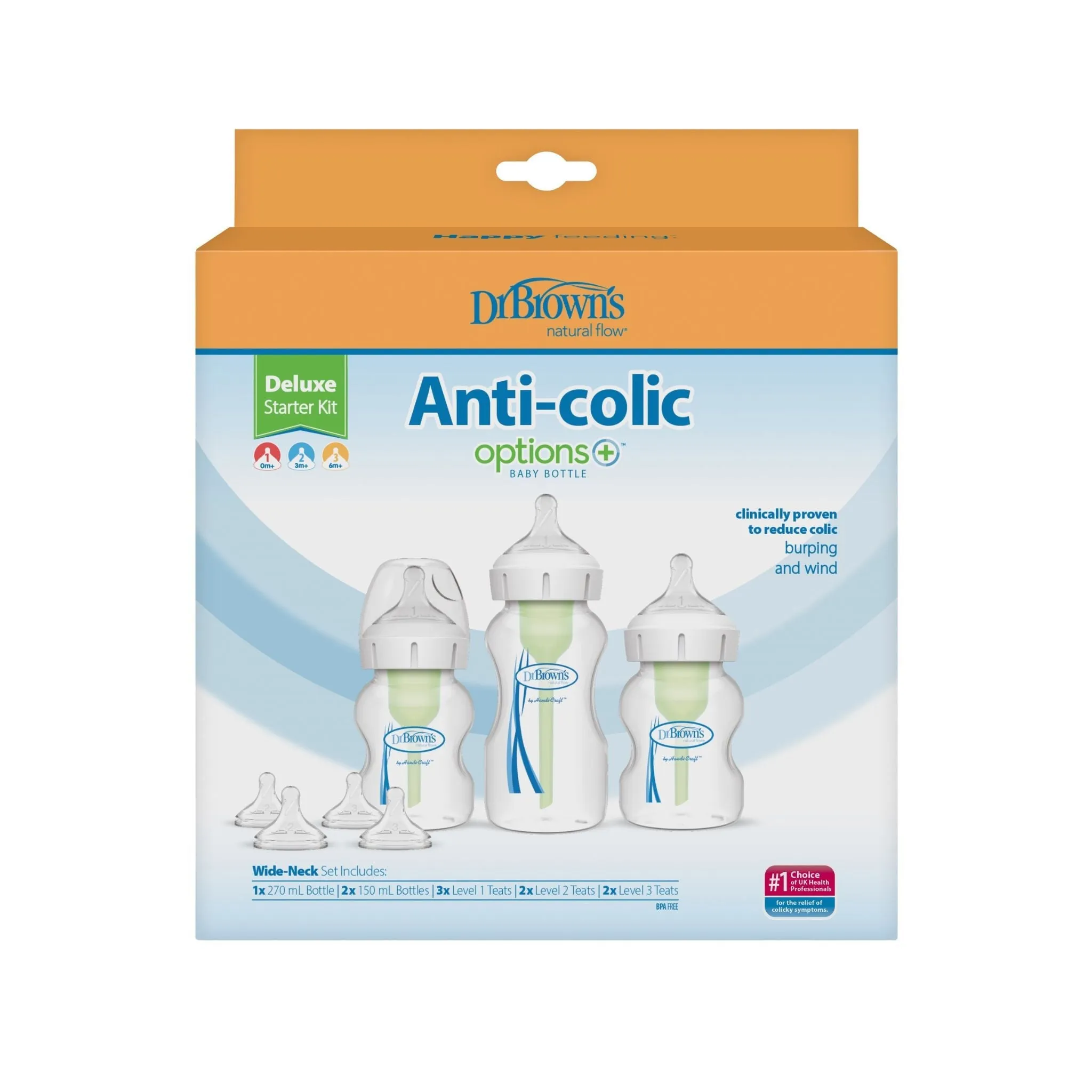 Dr Brown's Options   Anti-Colic Bottle Deluxe Starter Kit