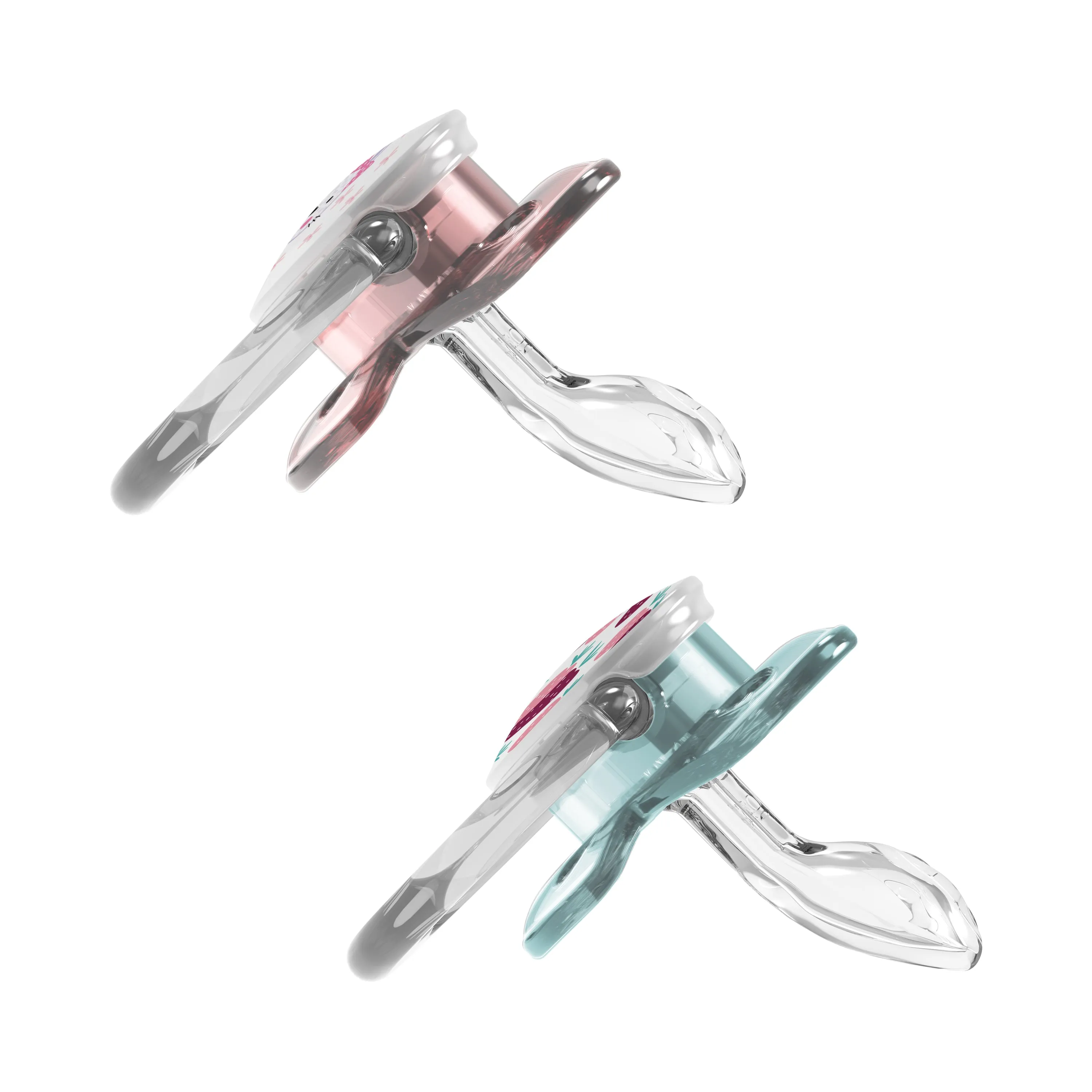 Dr. Brown'S Prevent Butterfly Soother - Stage 1, Pink, 2-Pack Pink Birth  to 6M