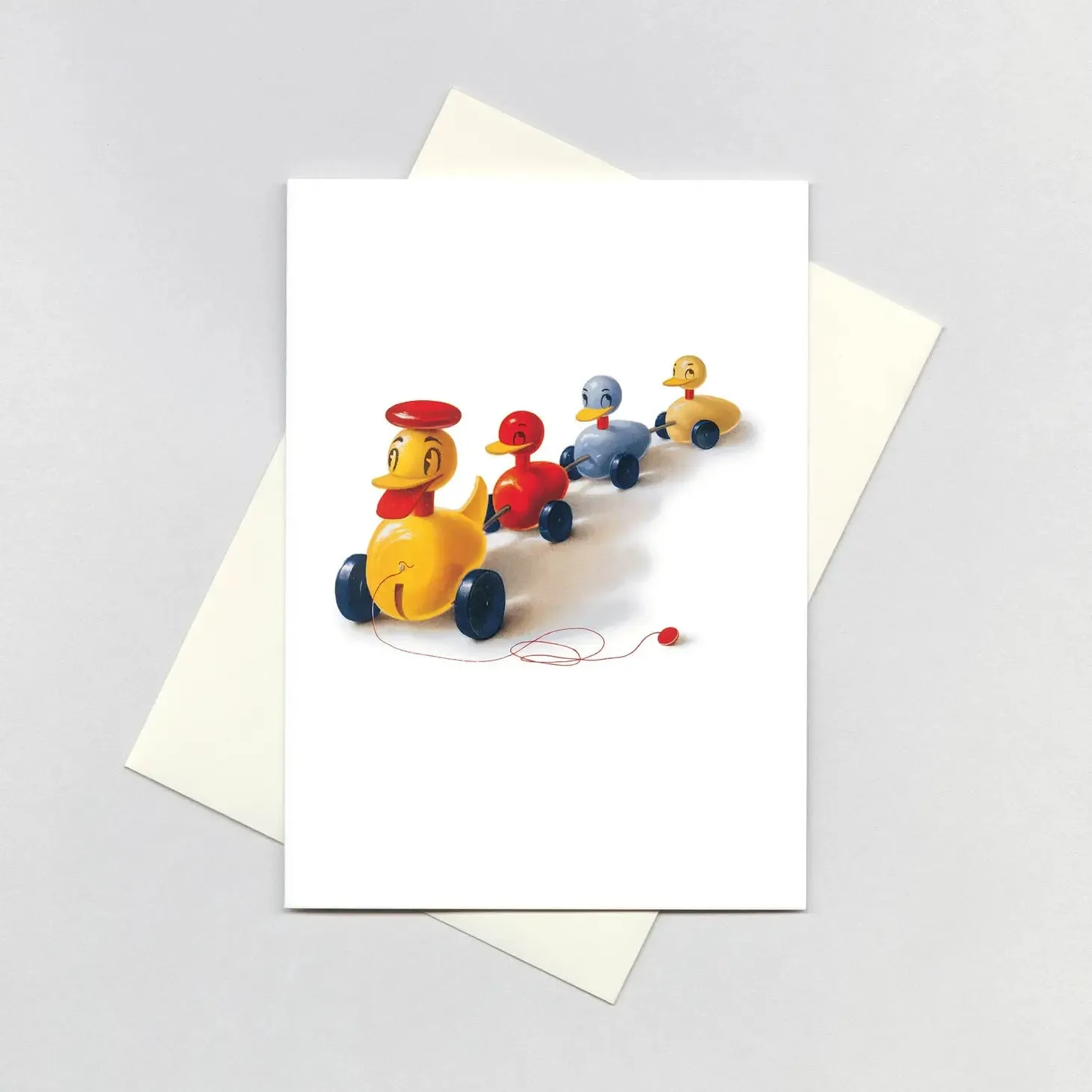 Duck Toy Baby Card