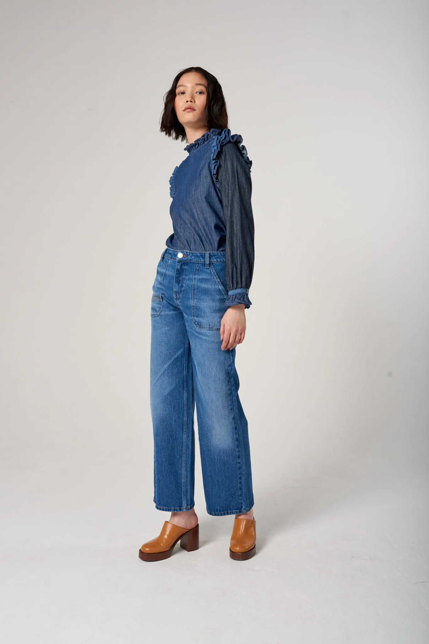 Elodie Full Length Jean in Desert Vintage Americana