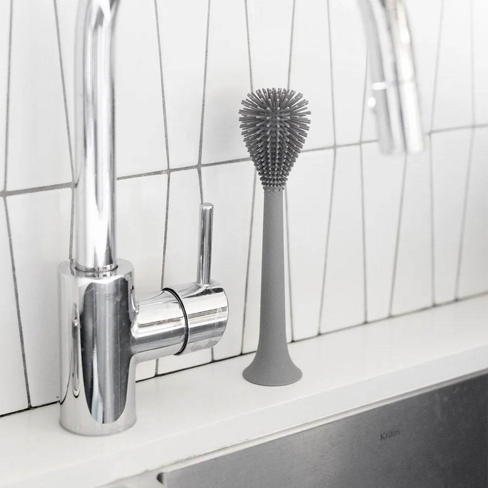 EzPz Silicone Bottle Brush - Grey