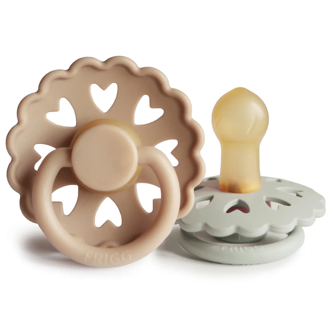 Frigg Andersen Fairytale Natural Rubber Baby Pacifier | 2-Pack