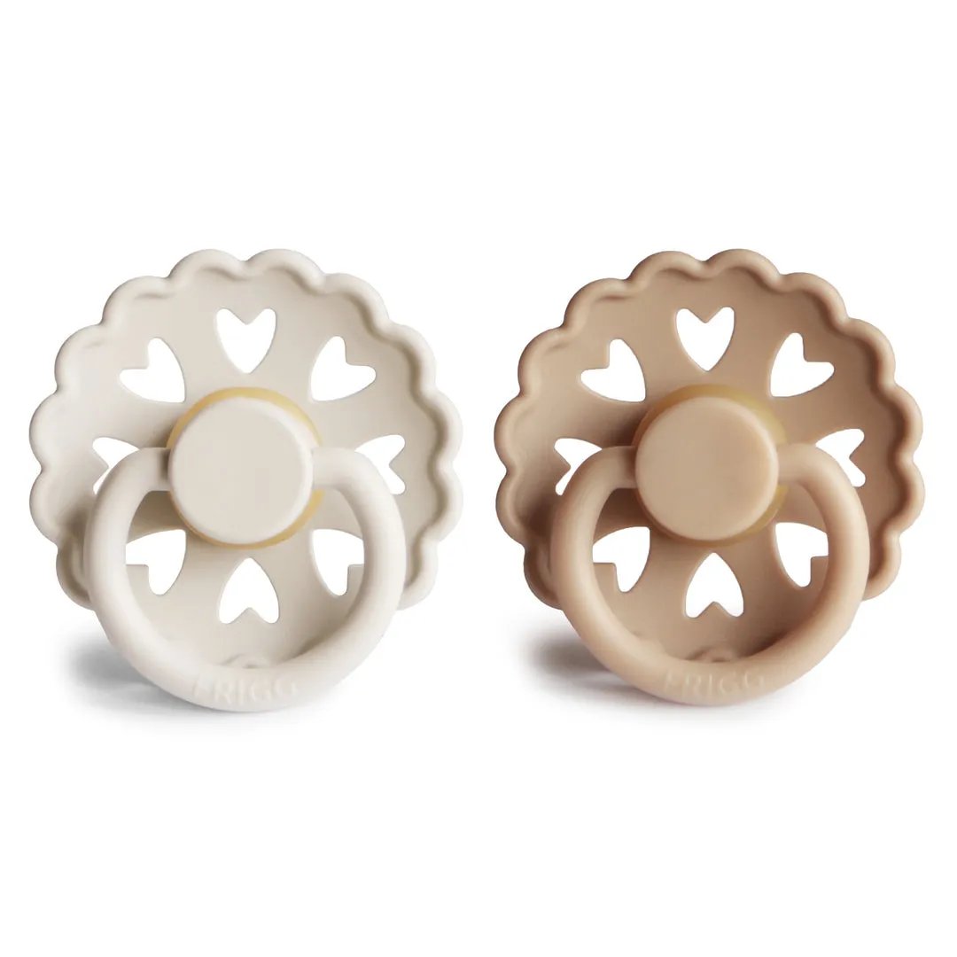 Frigg Andersen Fairytale Natural Rubber Baby Pacifier | 2-Pack
