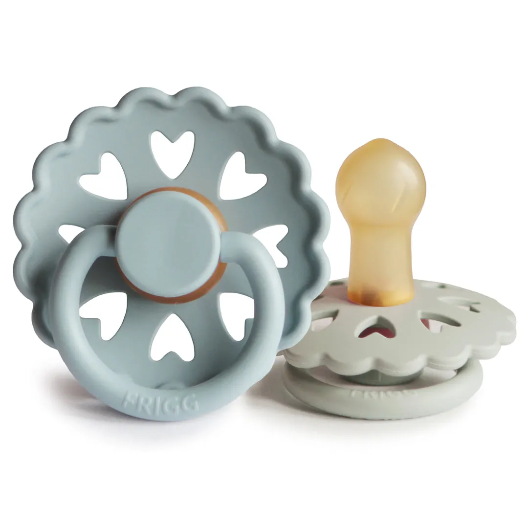 Frigg Andersen Fairytale Natural Rubber Baby Pacifier | 2-Pack