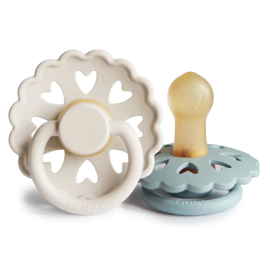 Frigg Andersen Fairytale Natural Rubber Baby Pacifier | 2-Pack