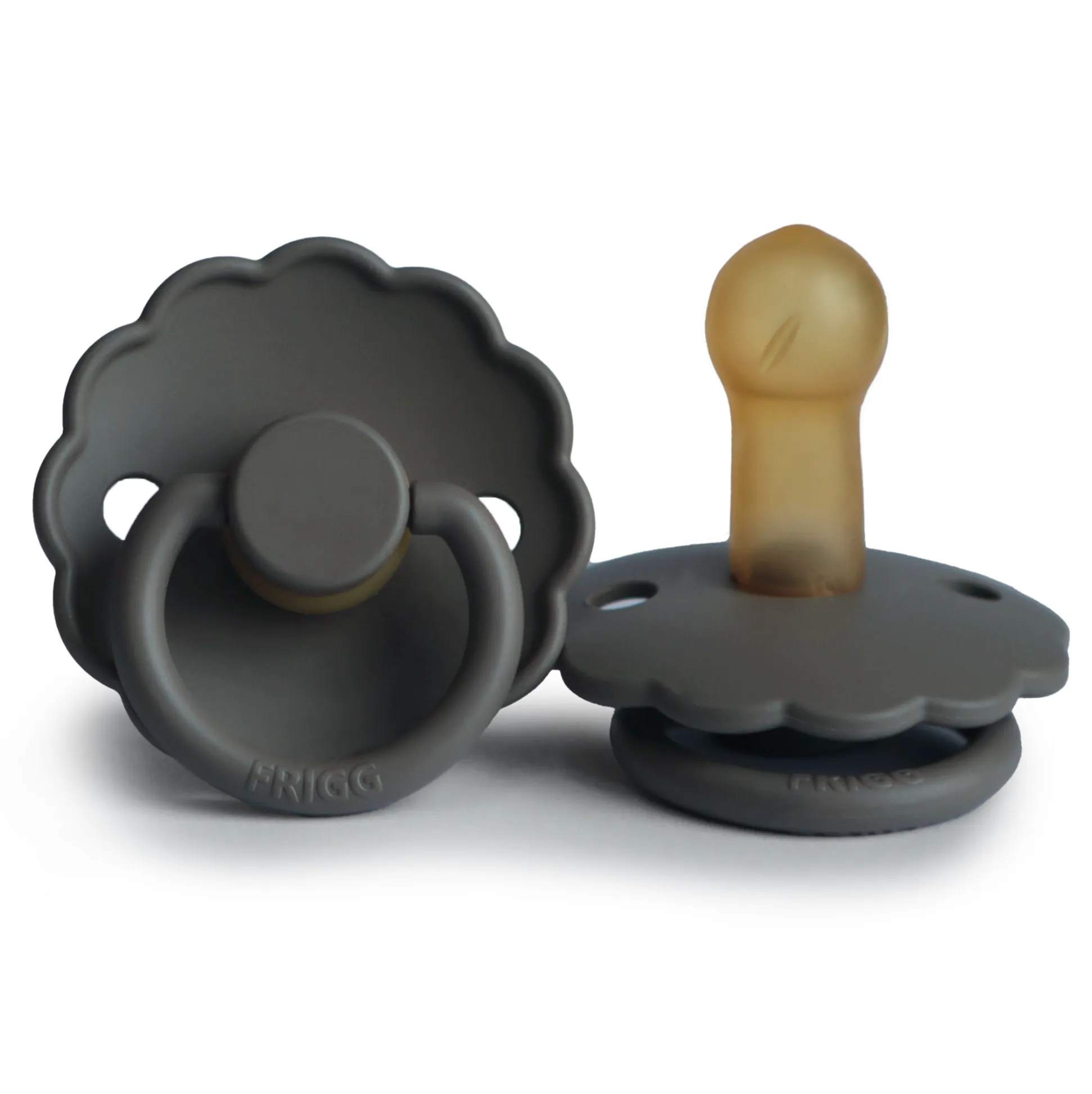 FRIGG Daisy Latex Baby Pacifier 1-Pack Graphite