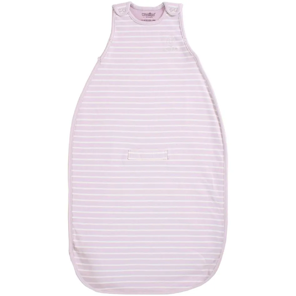 Imperfect 4 Season™ Ultimate Baby Sleep Bag, Merino Wool & Organic Cotton, 2 Months - 2 Years, Lilac