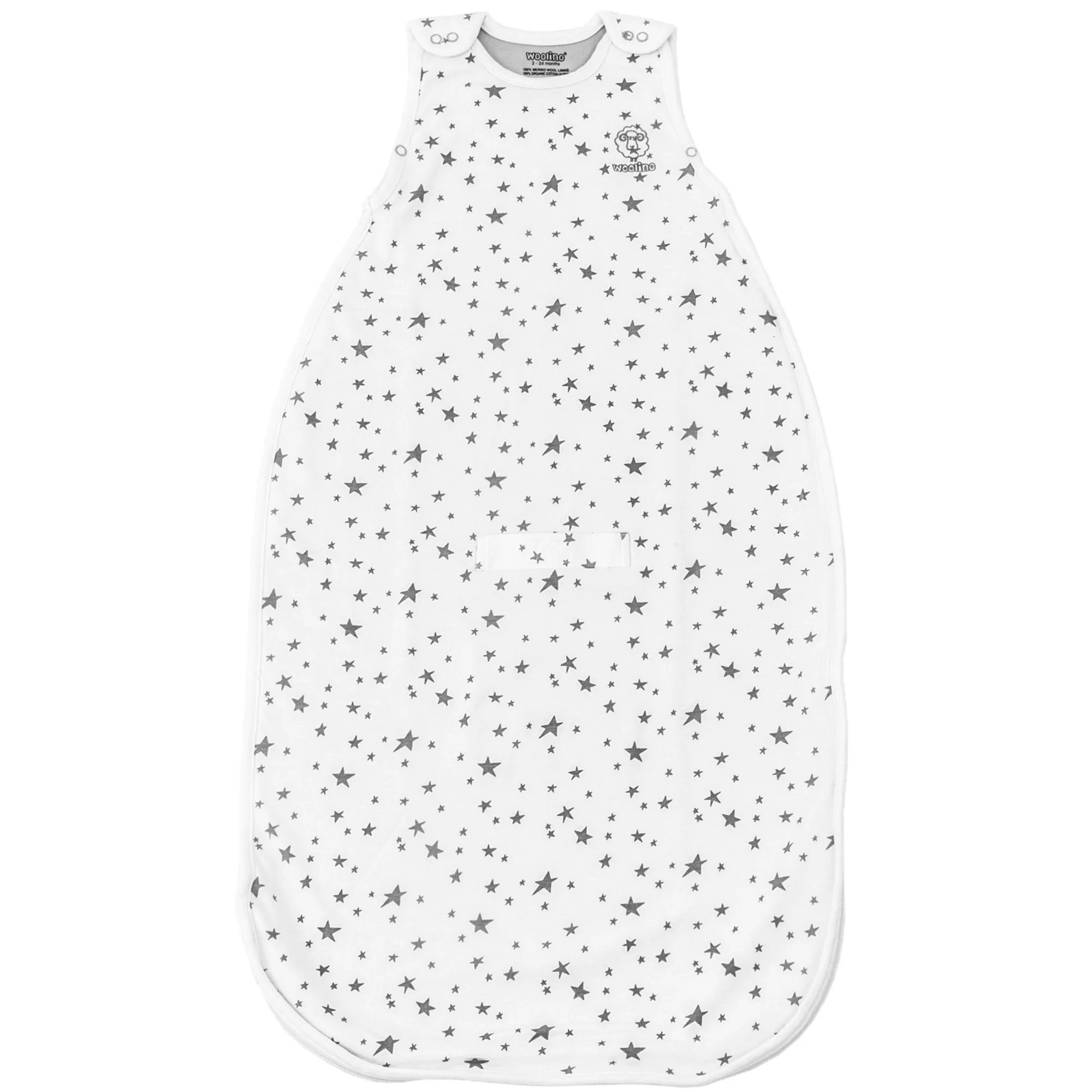 Imperfect 4 Season™ Ultimate Baby Sleep Bag, Merino Wool & Organic Cotton, 2 Months - 2 Years, Star White