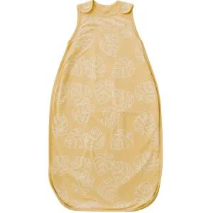 Imperfect Ecolino® Adjustable Baby Sleep Bag, Organic Cotton, Universal Size: 2 Months - 2 Years, Monstera Leaf