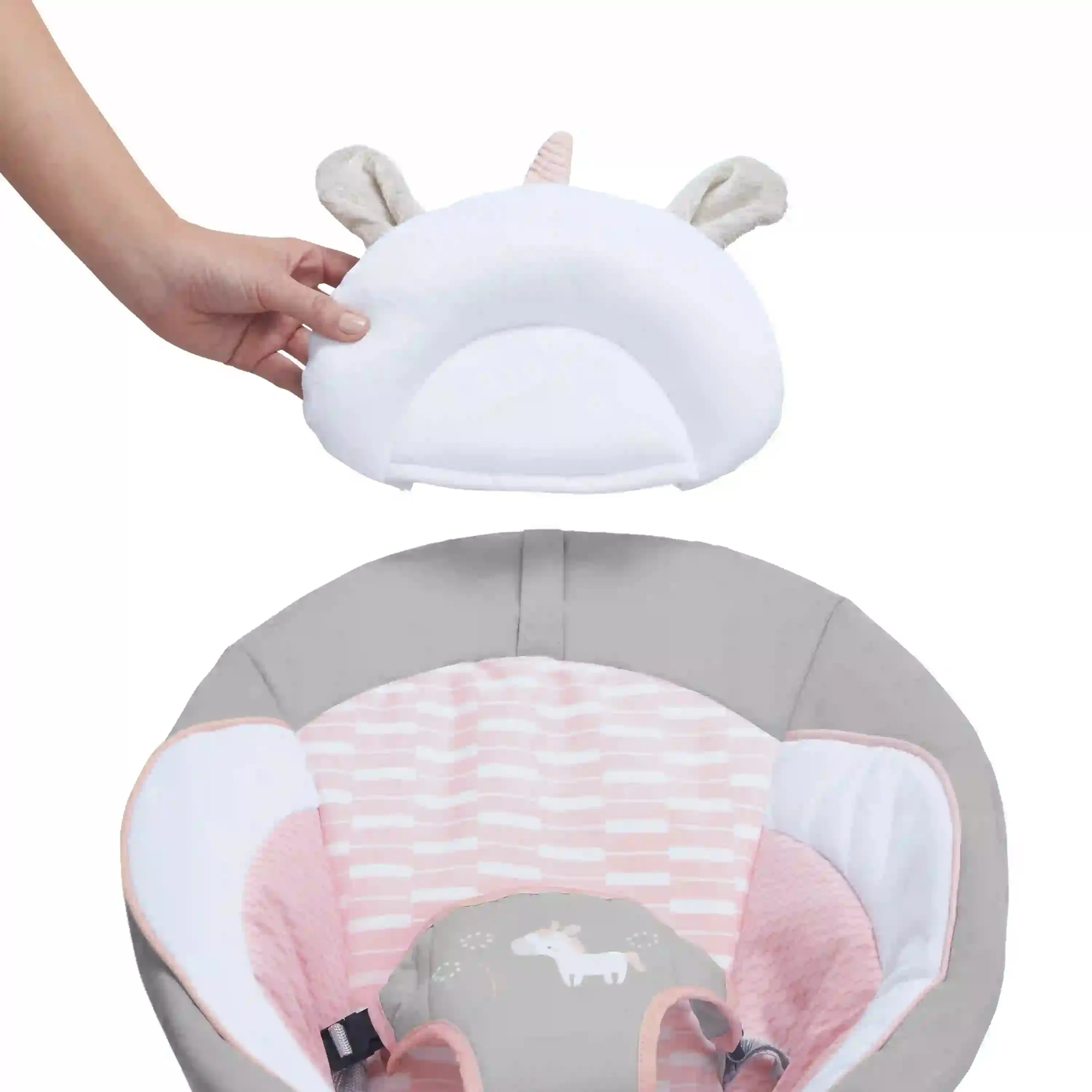 Ingenuity Flora the Unicorn Soothing Bouncer