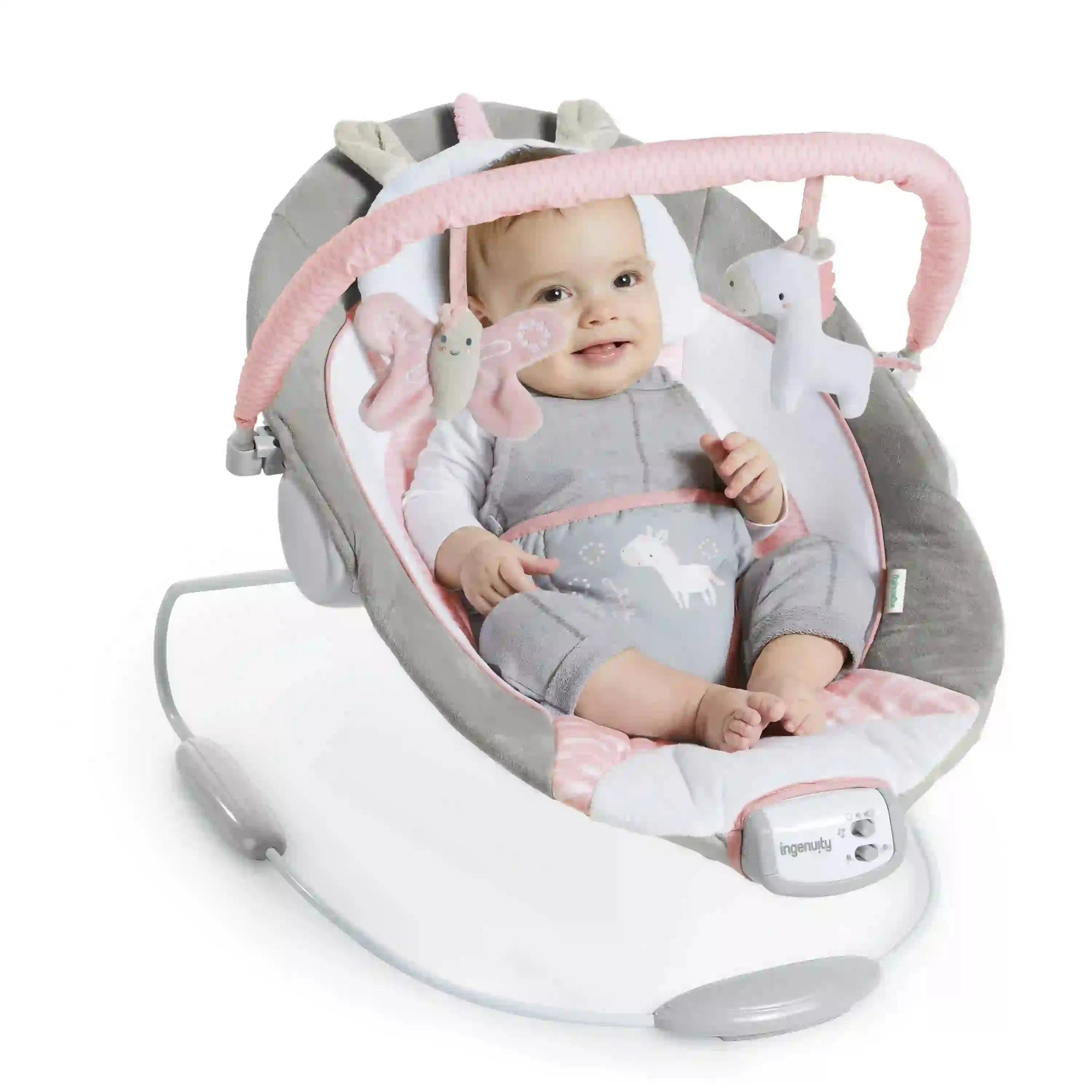 Ingenuity Flora the Unicorn Soothing Bouncer