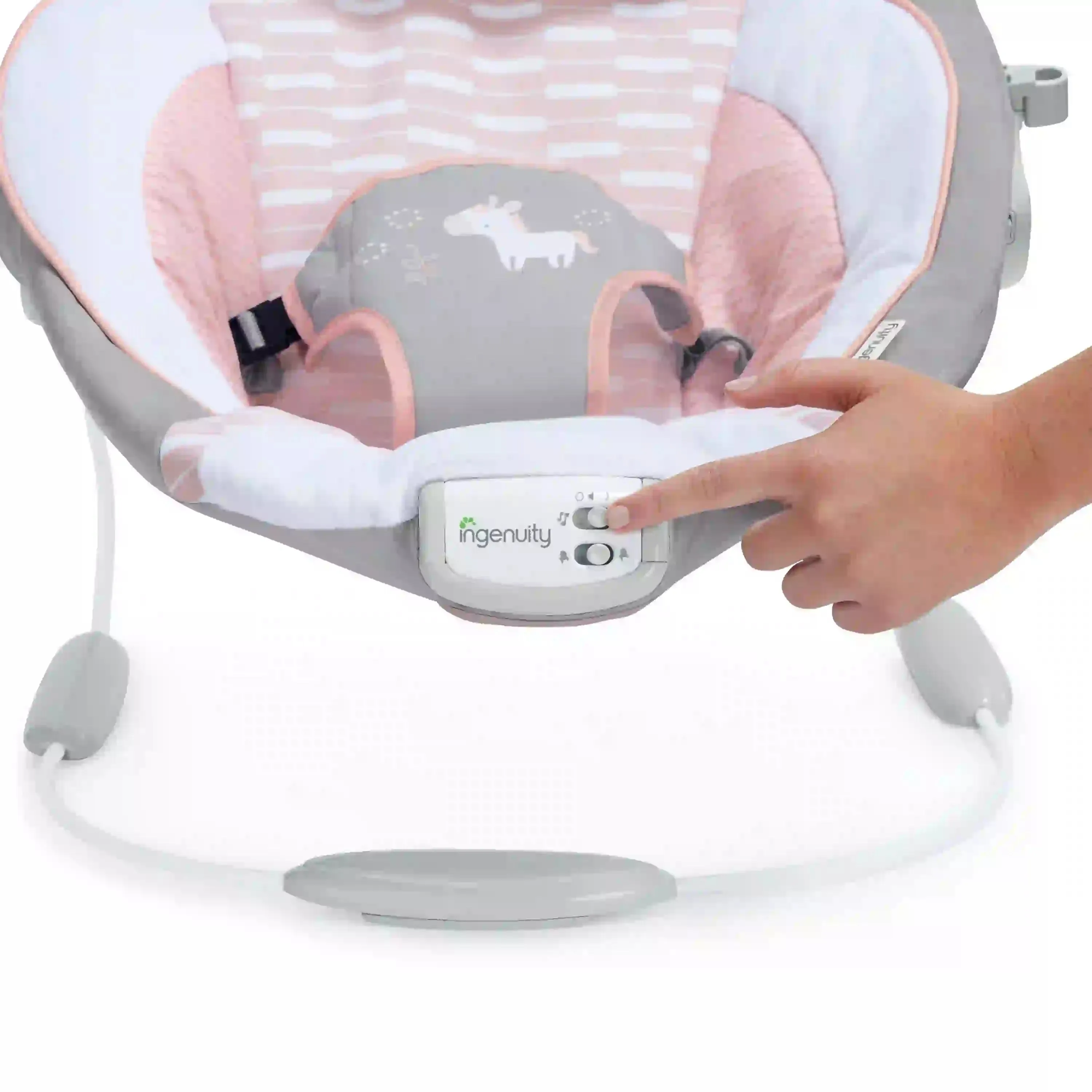 Ingenuity Flora the Unicorn Soothing Bouncer