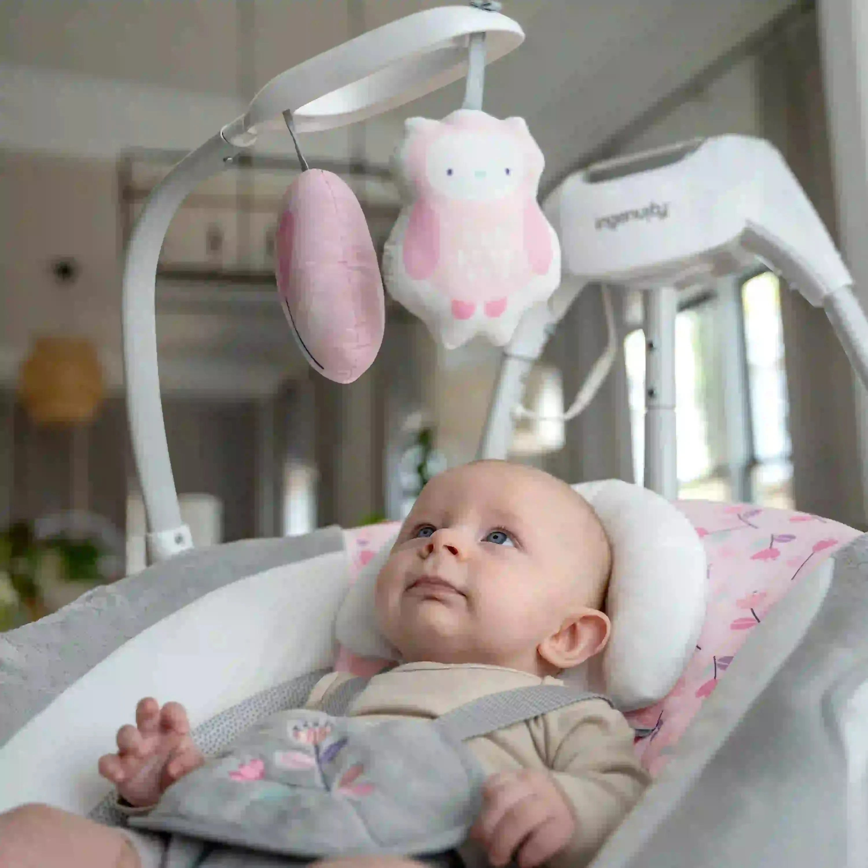 Ingenuity Simple Comfort Compact Soothing Swing - Cassidy