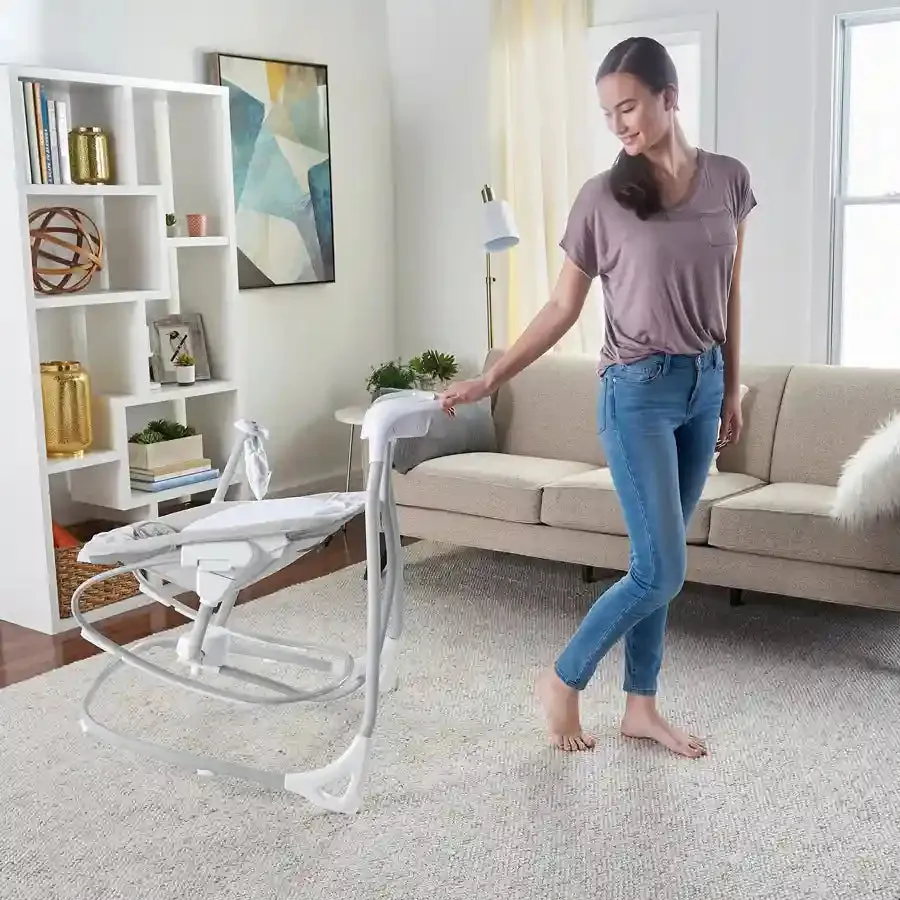 Ingenuity SimpleComfort Soothing Swing & Rocker - Raylan