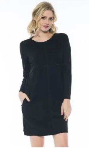 JOH Aurora Long Sleeve Tunic/Dress Black