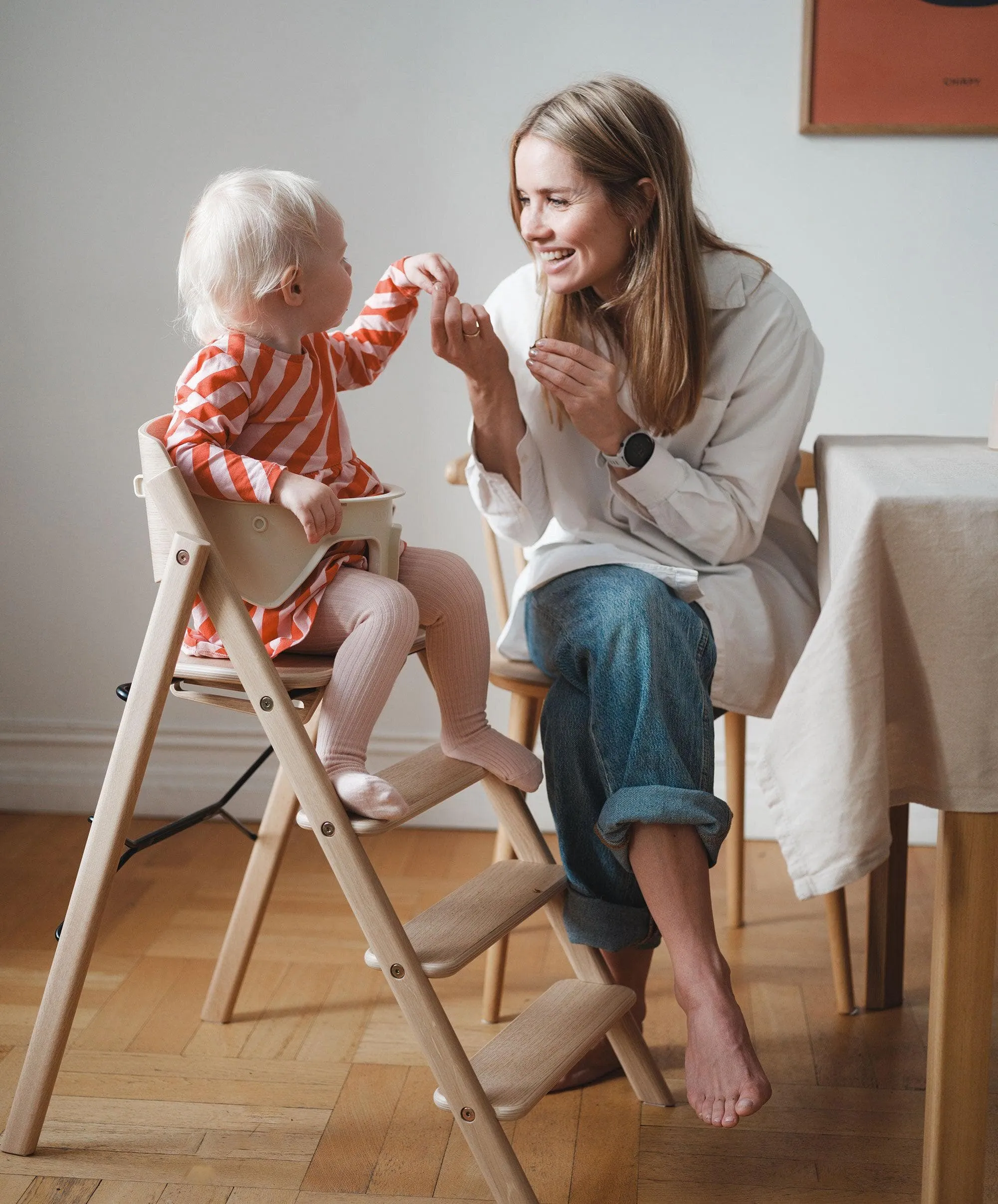 KAOS Klapp Highchair - Oak