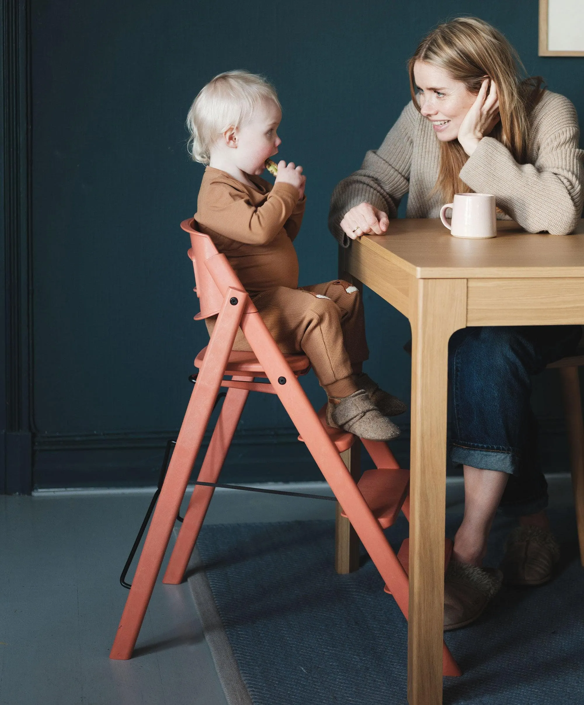 KAOS Klapp Recycled Highchair - Desert Sand