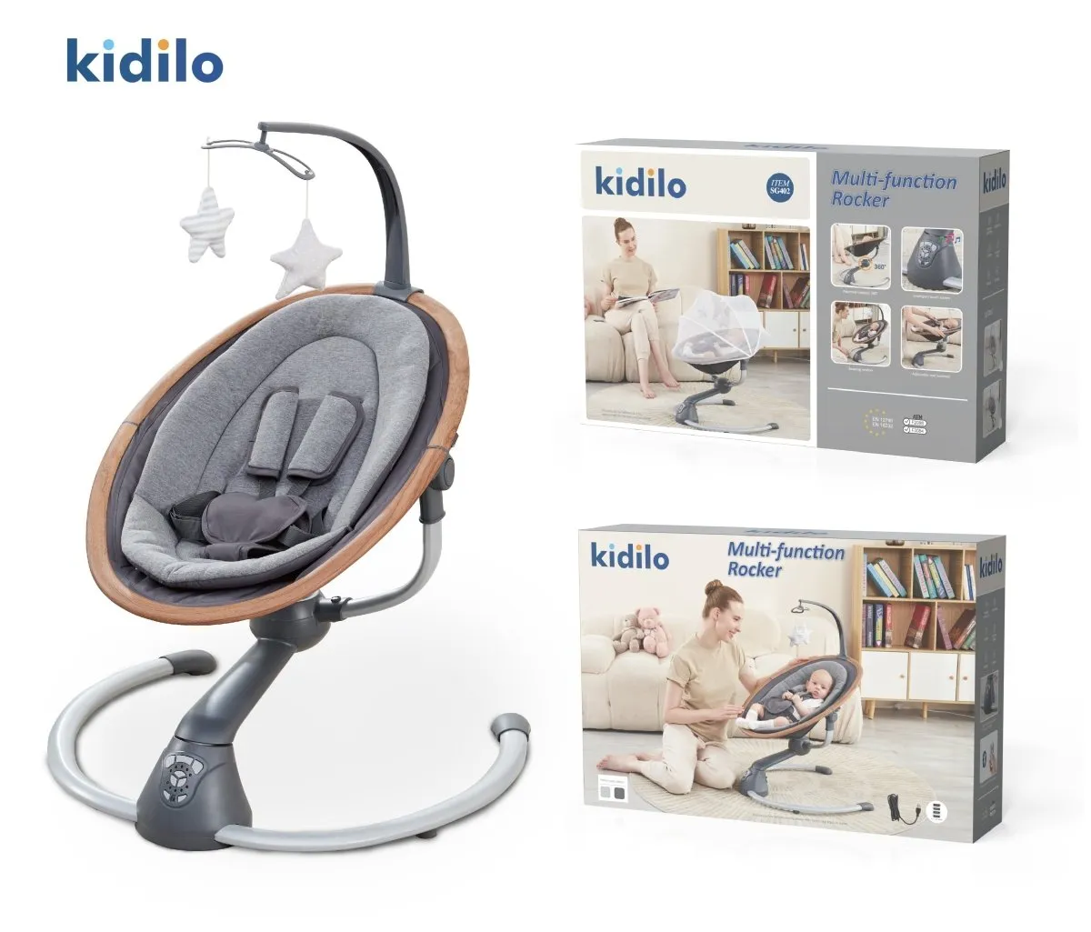 Kidilo Baby Electric Swinger and Rocker