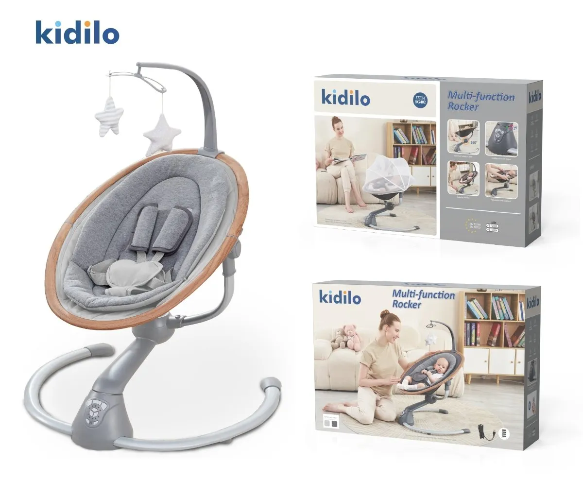 Kidilo Baby Electric Swinger and Rocker