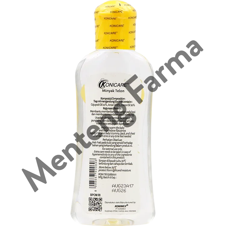 Konicare Minyak Telon 125 mL - Menghangatkan dan Meredakan Perut Kembung