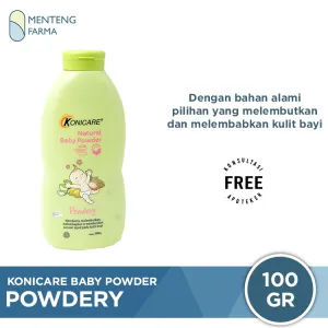 Konicare Natural Baby Powder Powdery 100 Gr - Bedak Tabur Bayi
