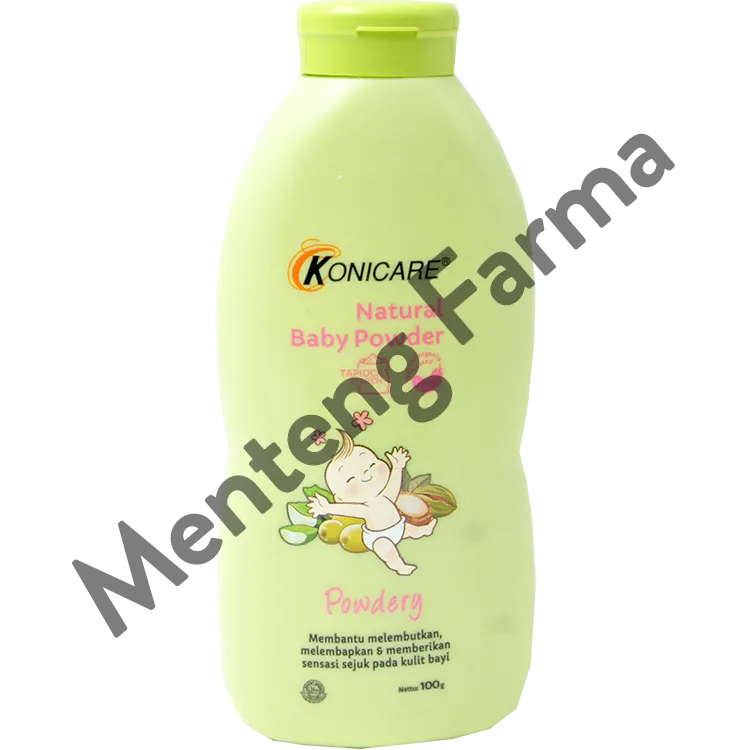 Konicare Natural Baby Powder Powdery 100 Gr - Bedak Tabur Bayi