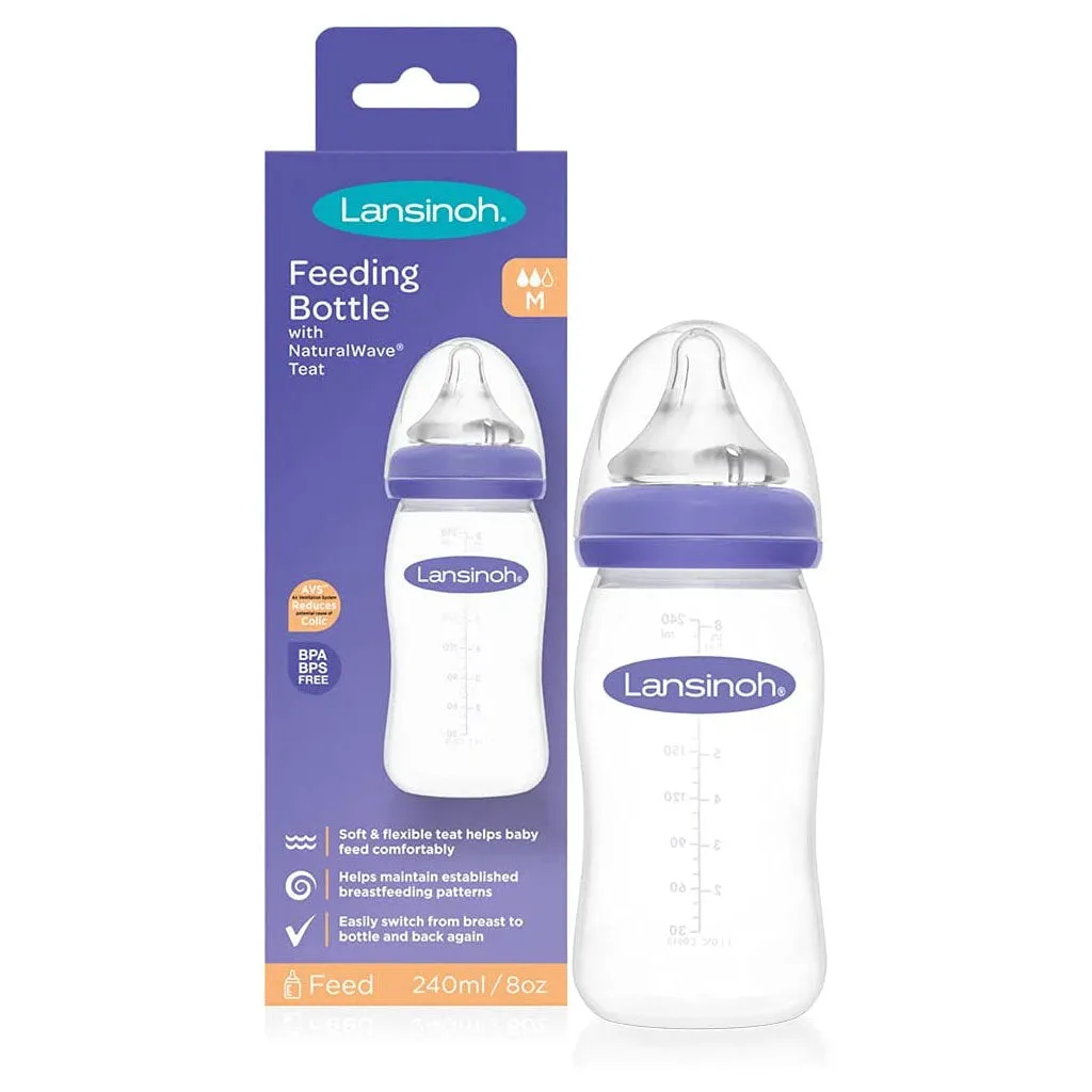 Lansinoh Feeding Bottle (240ml)