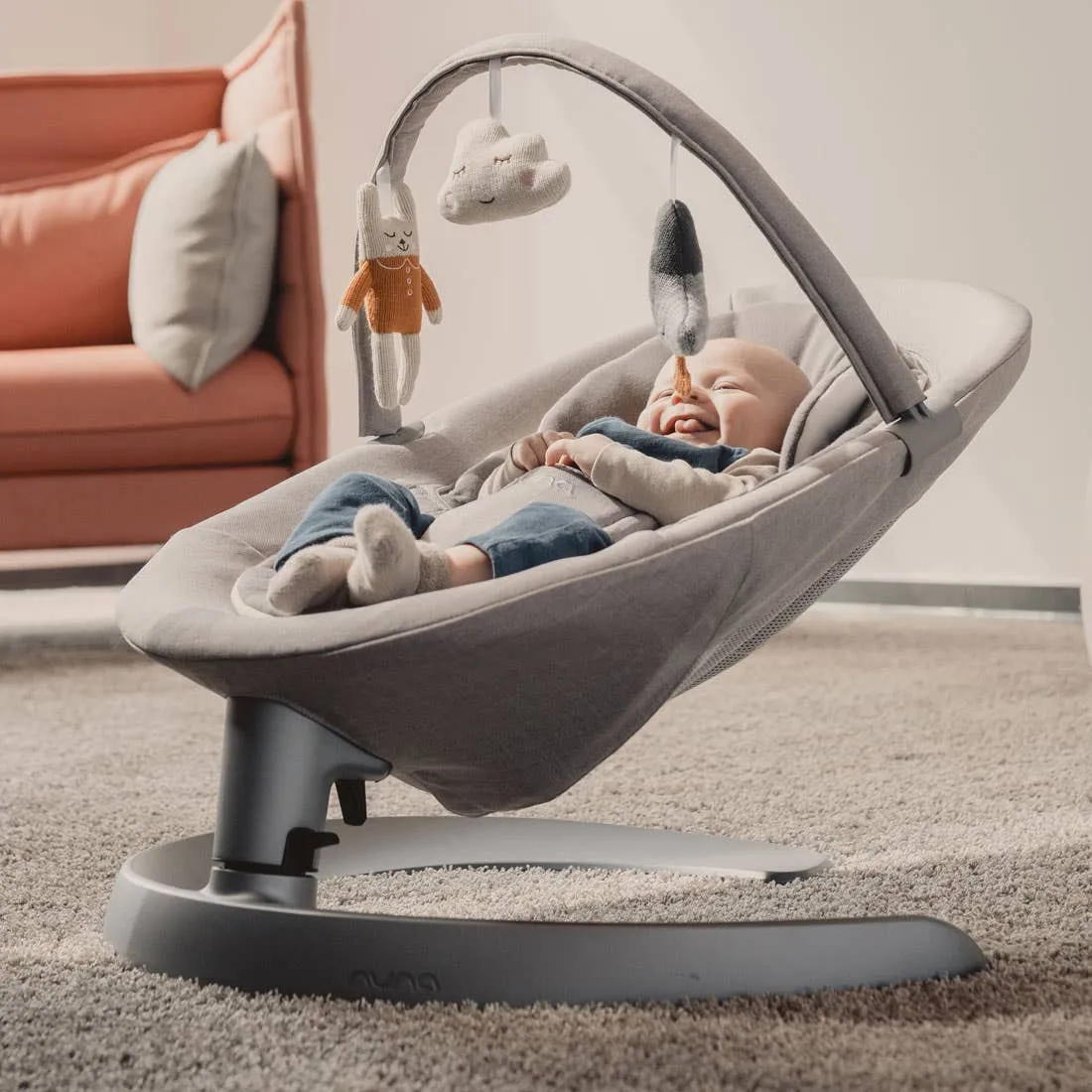 LEAF Grow Baby Seat - Charcoal