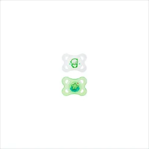 MAM Night 2  Months Silicone Pacifier - 2 Pack