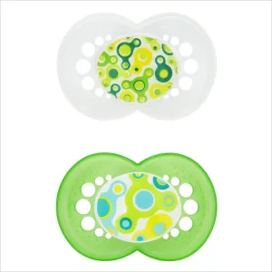 MAM Trends 6  Months Silicone Pacifier - 2 Pack