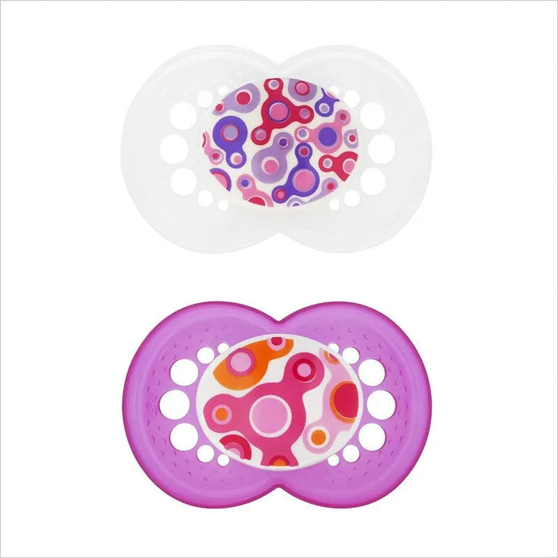 MAM Trends 6  Months Silicone Pacifier - 2 Pack