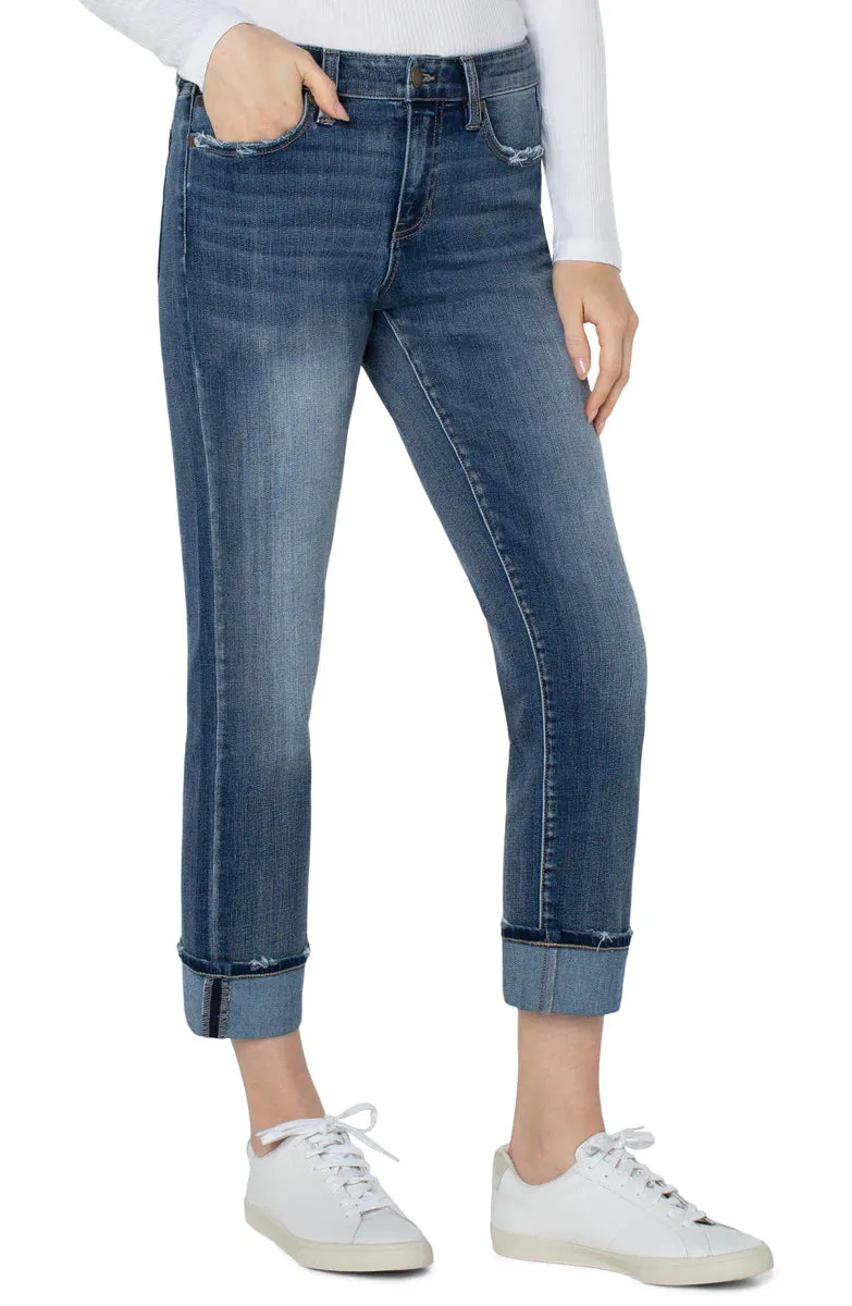 Marley Girlfriend Cuffed Eco Jean