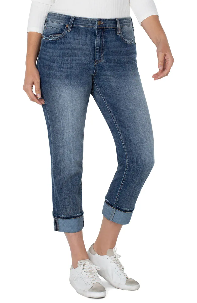 Marley Girlfriend Cuffed Eco Jean
