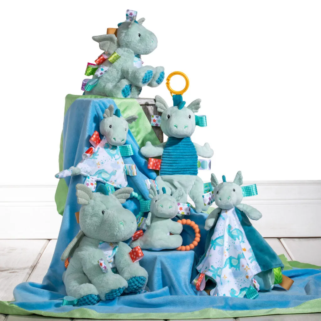 Mary Meyer Taggies Crinkle Me Drax Dragon  66