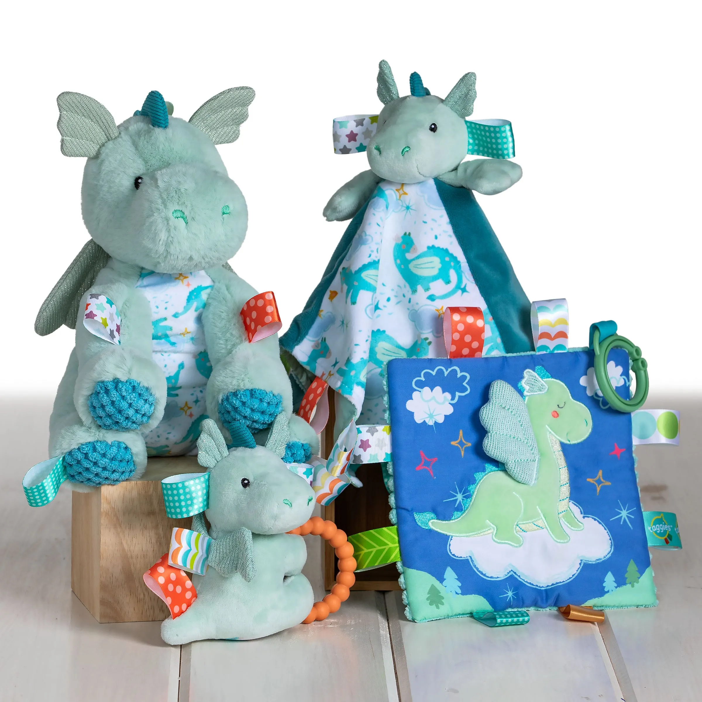 Mary Meyer Taggies Crinkle Me Drax Dragon  66