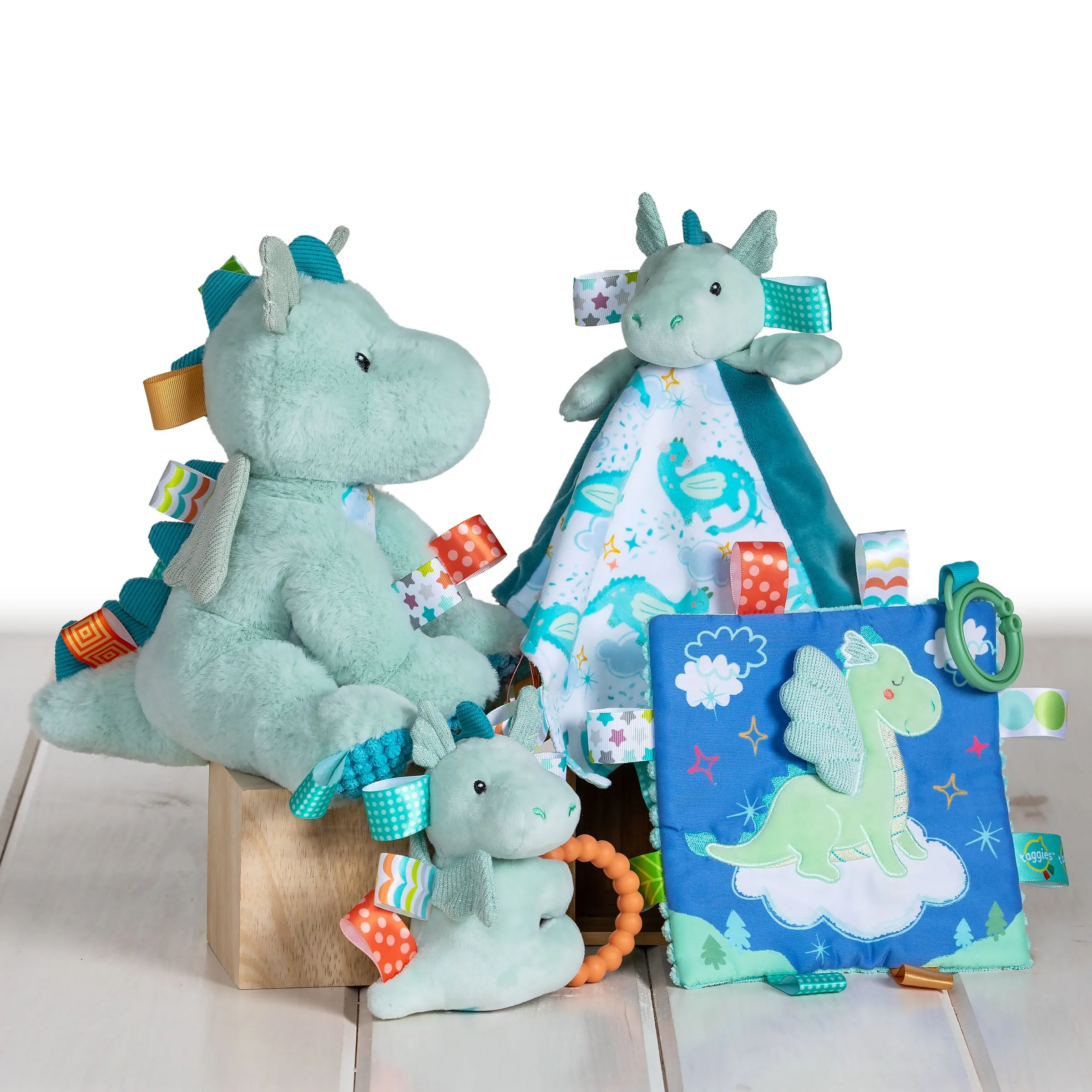 Mary Meyer Taggies Crinkle Me Drax Dragon  66