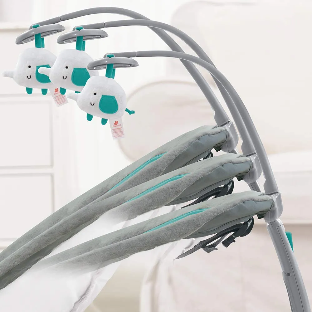 Mastela Fold Up Baby Rocker- Teal