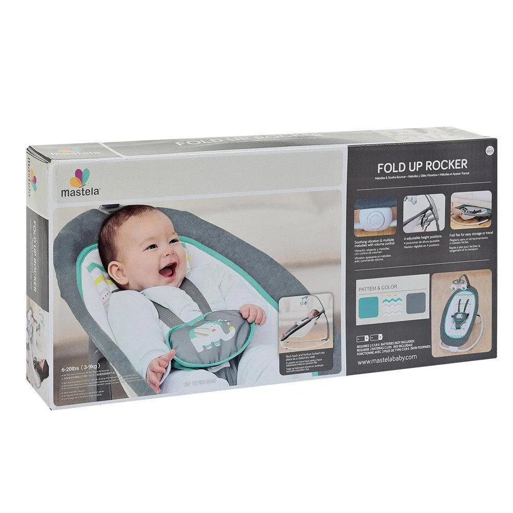Mastela Fold Up Baby Rocker- Teal