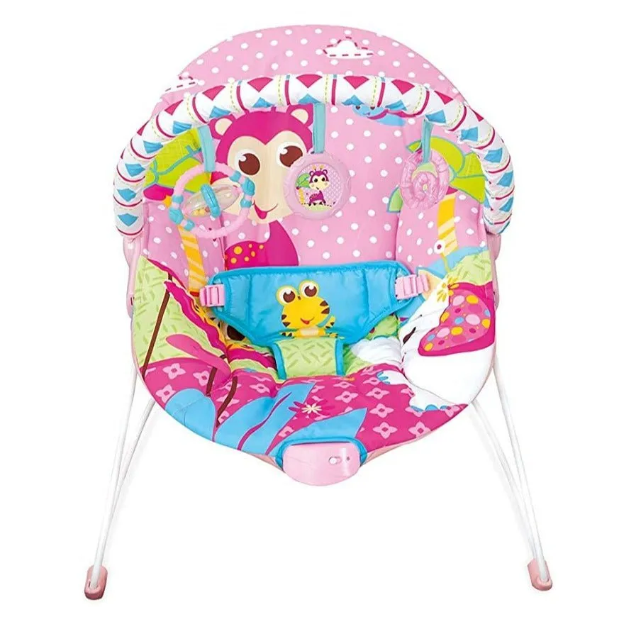 Mastela Newborn Baby to Toddlers Rocker Musical Bouncer Chair- Pink