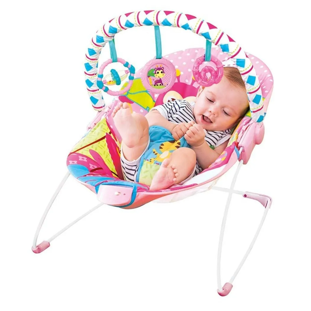 Mastela Newborn Baby to Toddlers Rocker Musical Bouncer Chair- Pink